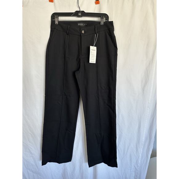 KICZOY Womens Dress Pants Stretchy Business Casual Work Straight Leg Size 10 - Picture 3 of 8